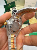 Rolex Sea-Dweller 43mm Aço/Dourado Mostrador Preto Luneta Preta