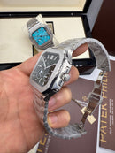 Patek Philippe Cubitus Aço, Fases da Lua 42mm, Mostrador Verde