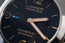 Panerai Luminor Marina 44mm, Aço, Mostrador Preto