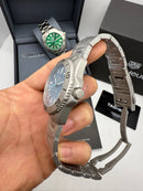 TAG Heuer Aquarecer 300 Solargraph , 41mm, Aço, Mostrador Azul