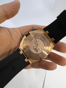 Audemars Piguet Royal Oak Offshore 44mm Mostrador Verde Bezel Aço