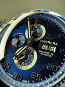 TAG Heuer Carrera Calibre 16, Chronograph Eletrônico, 44 mm, Puls. Couro