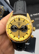 TAG Heuer Carrera Chronograph Aço/Dourado 39mm - Dourado -