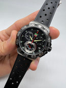 Tag Heuer F1 Cronometro 42mm Aço Mostrador Preto