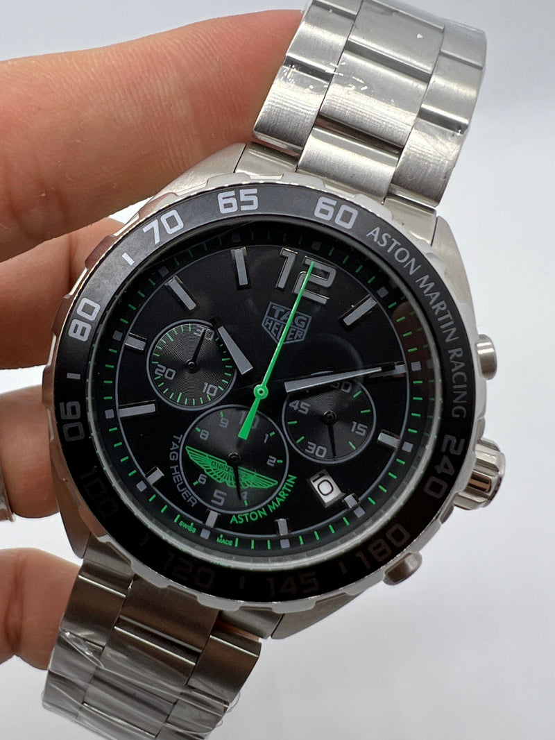 TAG Heuer Aston Martin Racing, Chronograph Eletrônico, 44 mm, Aço