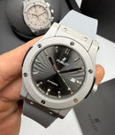 Hublot Classic Fusion 45mm Aço/OxSilver, Mostrador Cinza