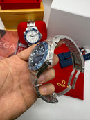Omega Seamaster Diver 300M Summer Blue 42mm, Aço - CLONE