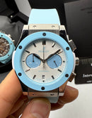 Hublot Classic Fusion Aço Magic Blue Chrono 45mm Aço/OxBlue i