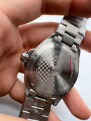 Tag Heuer F1 43mm Aço Mostrador Laranja Luneta Preta