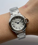 Ballon Bleu de Cartier - Aço - 33mm - Mostrador Tradicional