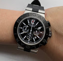 Bvlgari Aluminium Titanium Crono 44mm - Aço - Mostrador Preto