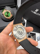 Hublot Classic Fusion 45mm Aço/Rose, Mostrador Marrom