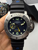 Panerai Submersible GMT - POLE 2 POLE - 47mm Aço Mostrador Azul