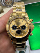 Rolex Daytona 40mm Aço Dourado, Mostrador Dourado
