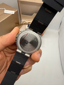 Bvlgari Aluminium Crono 41mm - Aço - Mostrador Branco