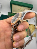 Rolex Date-Just 31mm Aço/Rose Pulseira Jubilee