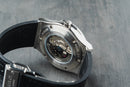 Hublot Classic Fusion 45mm Aço Mostrador Preto Bisel Aço