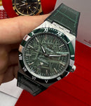 Omega Constellation 41mm Aço Puls. Couro