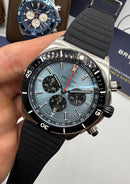 Breitling Super Chronomat Aço 44mm Pulseira Borracha