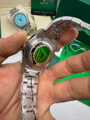 Rolex Oyster Perpetual 36mm/41mm Aço Mostrador Cinza