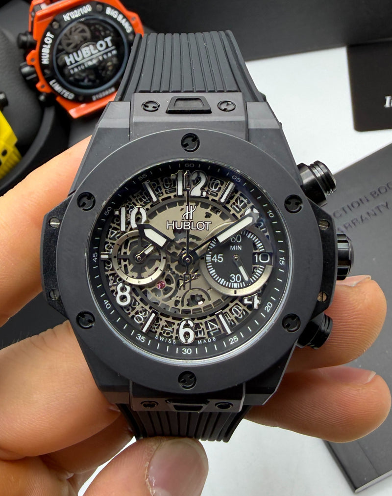 Hublot Big Bang 20th Anniversary King - Black Cerâmica Tungsténio 43mm
