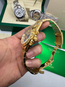 Rolex Daytona 40mm Aço Dourado, Mostrador Dourado