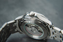 Omega Seamaster Co-Axial 40mm Mostrador Preto Bezel Preto Pulseira Aço