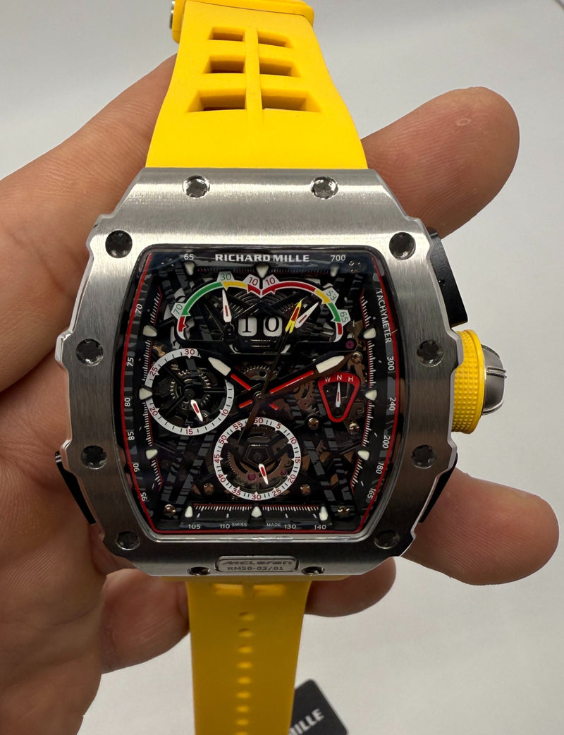 RICHARD MILLE RM 11-03 /003, 45mm Flyback Aço