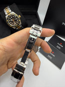 Tudor Black Bay 43mm Aço - Mostrador Vermelho