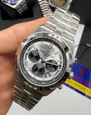 Vacheron Constantin Overseas Crono Aço 41mm, Mostrador Prata