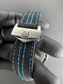 Tag Heuer Carrera Aço 43mm, Mostrador Azul, Puls. Lona