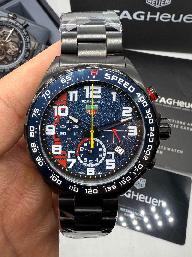 TAG Heuer F1 Cronometro 42mm Aço/OxBlack - Speed