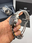 TAG Heuer Carrera Chronosprint x Porsche - Aço 42mm - Preto