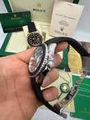 Rolex Yacth-Master 42mm Aço Mostrador Preto Pulseira OysterFlex