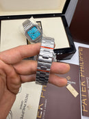 Patek Philippe Cubitus Aço, Fases da Lua 42mm, Mostrador Prata