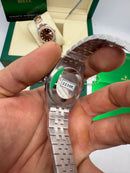 Rolex Datejust 36mm/31mm Aço - Mostrador Rosa - Puls. Jubilee - CLONE