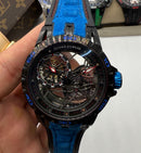 Roger Dubuis Spider Excalibur Monobalancim 45mm Aço/OxBlack