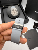 Hublot Classic Fusion 45mm Aço/OxSilver, Mostrador Cinza