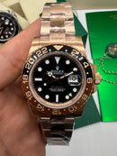 Rolex GMT-Master II  Oyster, 40mm, Everose - Root Beer - CLONE
