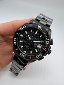 Tag Heuer Aquarecer Aço OxBlack 43mm, Mostrador Preto