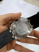Audemars Piguet Royal Oak Offshore 44mm Mostrador Preto Bezel Aço