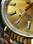 Rolex DateJust 41/36mm Aço/Dourado, Mostrador Dourado