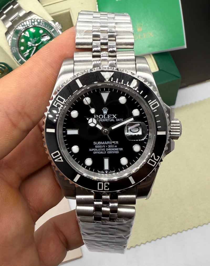 Rolex Submariner Date Preto 40mm, Pulseira Jubilee