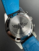 Tag Heuer Carrera Aço 43mm, Mostrador Azul, Puls. Lona
