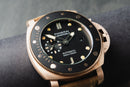 Panerai Submersible 47mm Aço Mostrador Preto Luneta Preta