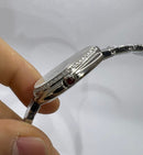 Bvlgari SERPENTI SEDUTTORI 33mm Aço - Mostrador Branco - Bezel Crav