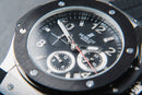 Hublot Big Bang 44mm Aço Mostrador Preto Bezel Preto