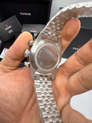 Tudor Black Bay Chrono Aço 41mm, Mostrador Rosa - Jubilee