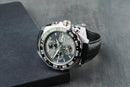 Tag Heuer F1 SENNA, 43mm Aço, Mostrador Cinza Bezel, Fixo Pulseira Couro