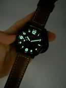 Panerai Luminor GMT 44 mm Aço Oxiblack Mostrador Preto